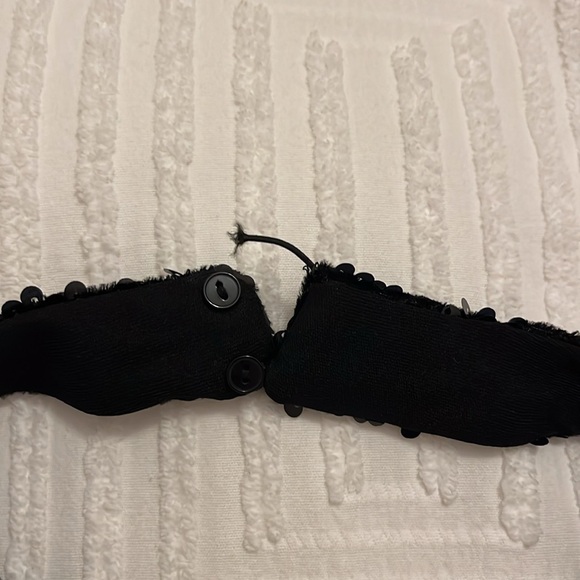 ✨ NWT Zara Fringed Sequin Velvet Jumpsuit ✨ - Picture 9 of 9